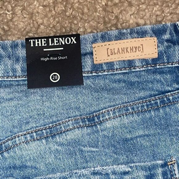 NWTs Blank NYC The Lenox High Rise So Yesterday Cutoff Denim Shorts - Picture 9 of 10